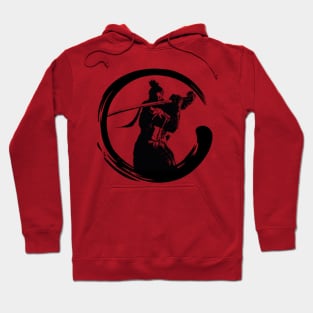 Sekiro Shadows Die Twice Enso Silhouette Black Hoodie